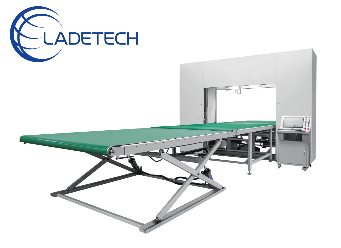 LDT-CNC04 Vertical CNC Contour Foam Cutting Machine - Ladetech Mattress Machine