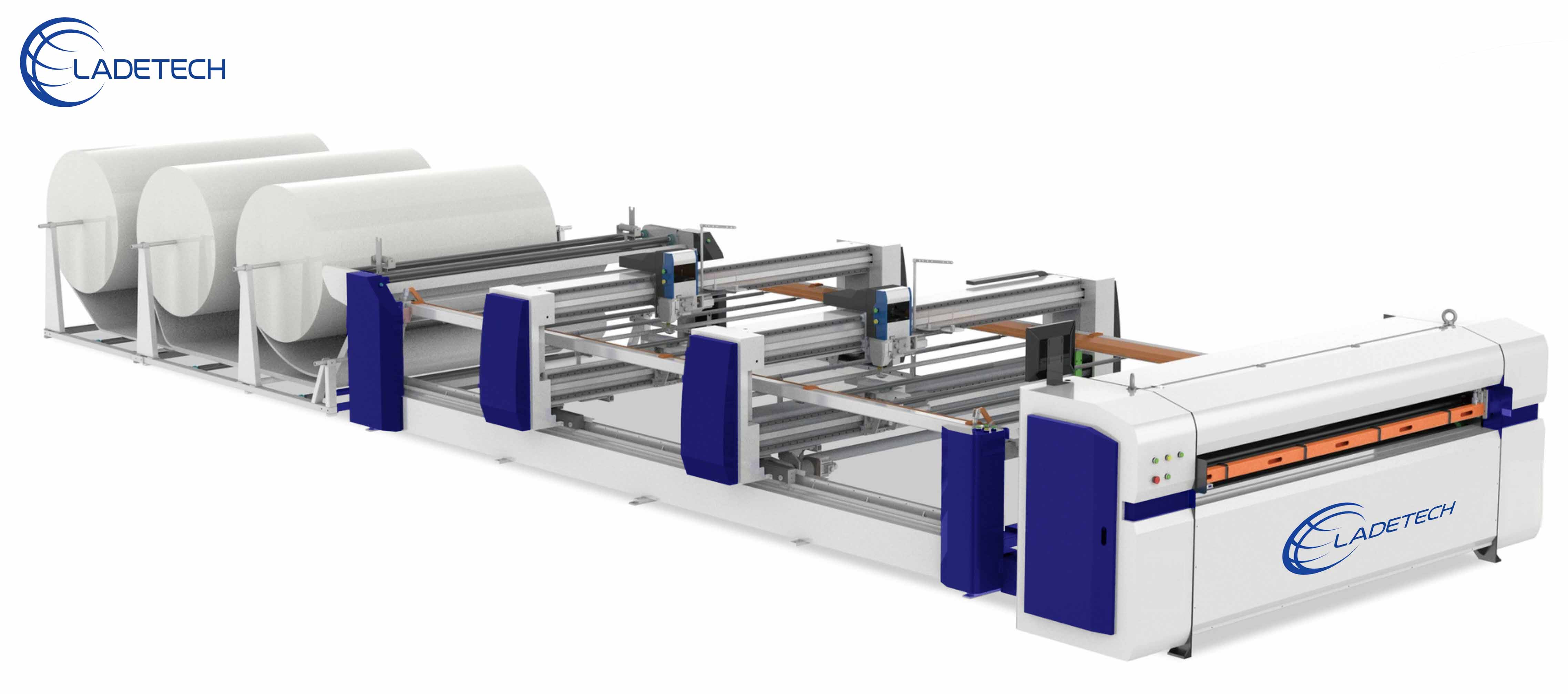 LDT-SHL02- Double Head Continuous  Quilting Machine-Ladetech Mattress Machine