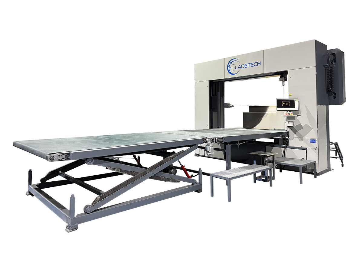 LDT-CNC05 Vertical and HorizontalDouble Blade CNC Contour Foam Cutting Machine