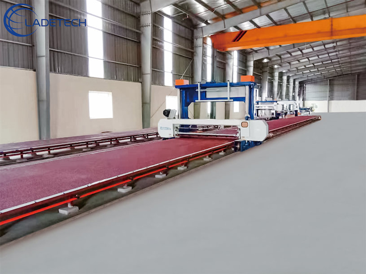 LDT-LG Long Sheet Foam Cutting Machine - Ladetech Mattress Machine