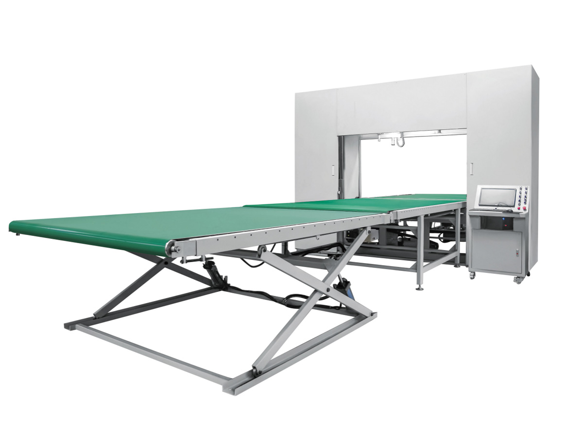 LDT-CNC04 Vertical CNC Contour Foam Cutting Machine - Ladetech Mattress Machine